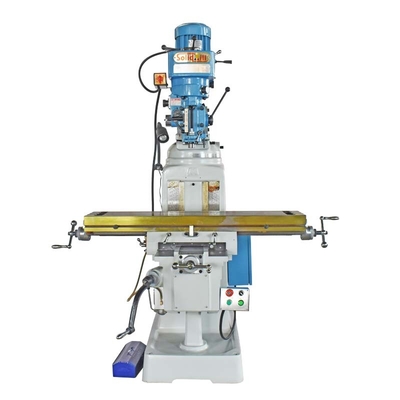 Fresadora vertical de 75~4630 R.P.M Spindle Speed Turret para el proceso del metal